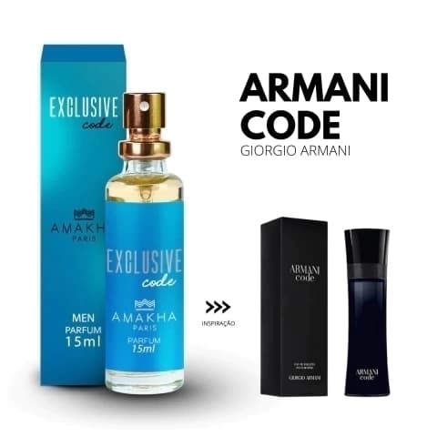 Exclusive Code Man Amakha Paris 15 ml - Armani Code